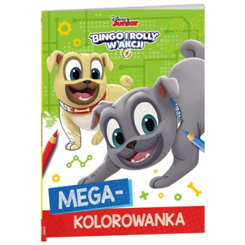 Megakolorowanka. Bingo i Rolly w akcji